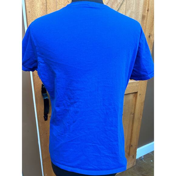 BOSSY Women's Medium Blue T Shirt Tee EUC - Picture 2 of 2